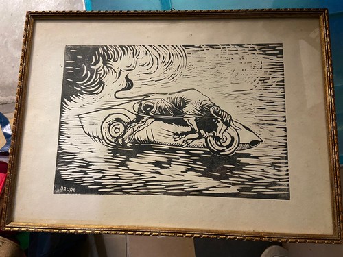 Quadro antico dalre disegno - dalre,
