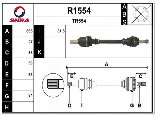 Albero motore renault megane - albero,