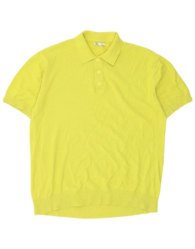 Polo uomo zara giallo zy15 - zara,