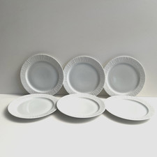 SET 6 RARI PIATTI INSALATA/DESSERT MCM ARCTA WHITE THOMAS GERMANY ROSENTHAL