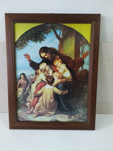 Antico quadro religioso gesu - antico,