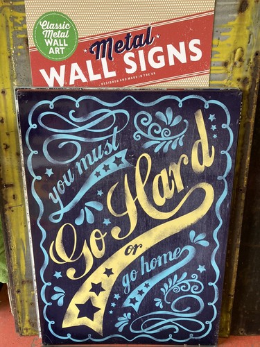 Metal wall sign - ,