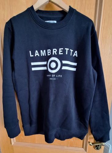 Felpa lambretta taglia nera - felpa,