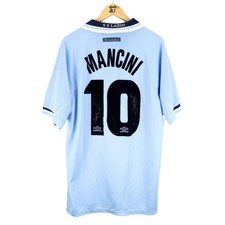 1997-98 Lazio Maglia #10 Mancini Umbro XL   SHIRT MAILLOT TRIKOT