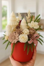 Centrotavola natalizio candela