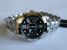 KIENZLE-"MAGELLANO"-CRONOGRAFO-AUTOMATICO-ACCIAIO-SERIE LIMITATA-BOX-RARO-N.O.S