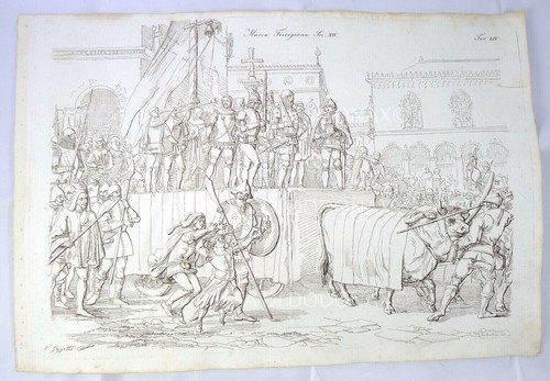 Stampa antica disegno storia - antica,