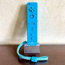Controller WII Wiimote Azzurro MOTION PLUS (Nintendo Wii) ORIGINALE TESTATO