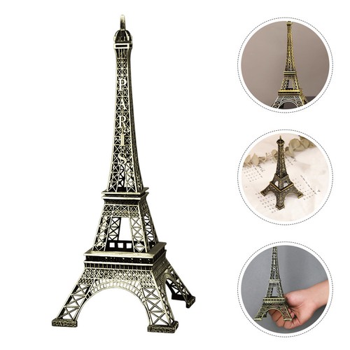Statua della torre eiffel - torre, casa