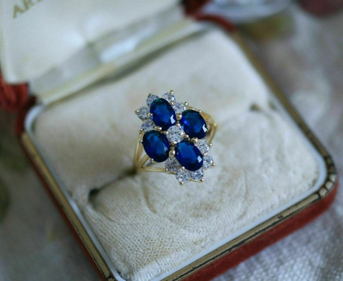Anello fidanzamento oro - di, in