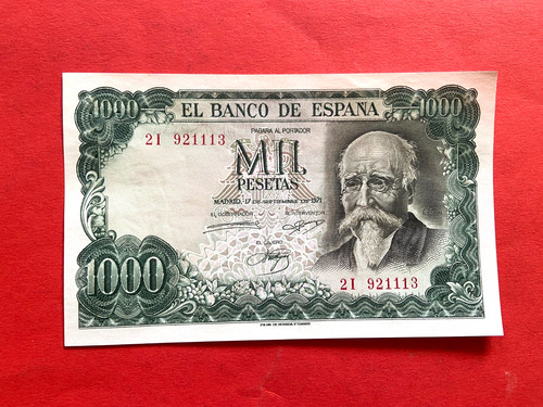 Superbe billet 1000 pesetas - billet,