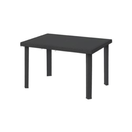 Tavolo resina rattan 120x80 - resina,