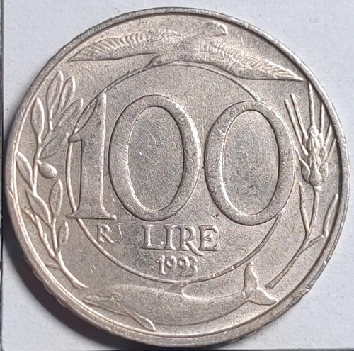 100 lire 1993 italie italy - italie,