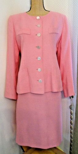Tailleur veste jupe rose - , yves