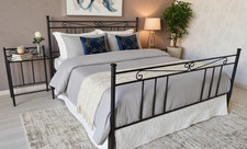 Letto matrimoniale in ferro battuto Silvana scegli colori/misure MADE IN ITALY