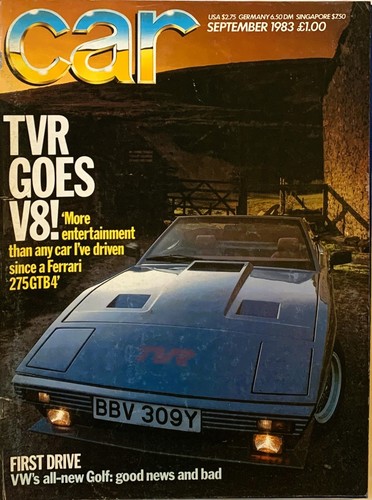 Car magazine sep 1983 tvr - -,
