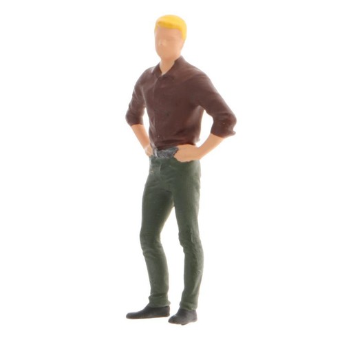 Resina scala uomo diorama - 1/64,