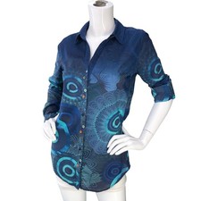 Camicia Desigual donna S blu