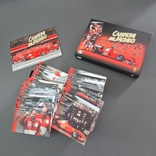 Box Set completo carte Ferrari Campione Del Mondo 2000 Tic Tac 50 Collectible