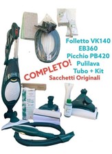 FOLLETTO VK140 COMPLETO HD40 BATTITAPPETO PICCHIO LAVAPAVIMENTI TUBO TUTTO EXPO