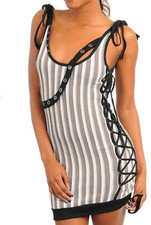 Vestito donna mini abito corto