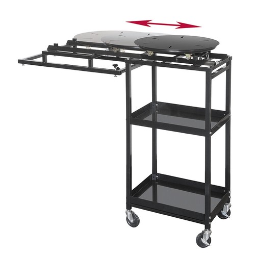 Tavola girevole con carrello