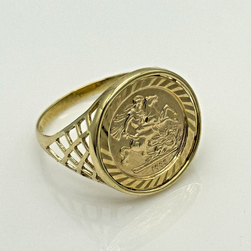 Anello oro giallo massiccio - anello, in