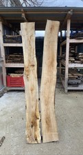 Coppia di tavole di legno di
