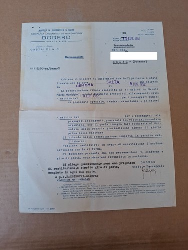 Documento emigrazione melfi - emigrazione,
