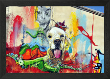 murale graffiti cane
