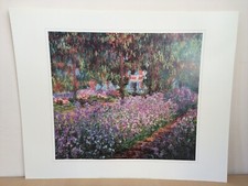 Claude Monet "Il giardino degli artisti" grande stampa poster belle arti 1840-1926 spessore ca