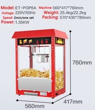 Macchina Popcorn Riscaldamento