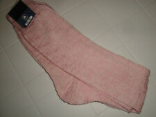 CALZE LUNGHE UOMO 100% COTONE FIBRA NATURALE ROSA MELANGE 11E1/2 - 12  VINTAGE 