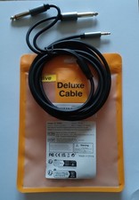 Cavo Audio Jack 3,5 mm  maschio a 2 Cavo Jack Stereo da 6,35 mm maschio 2 metri