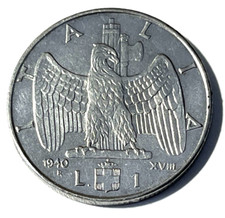 Moneta 1 lira Italia 1940