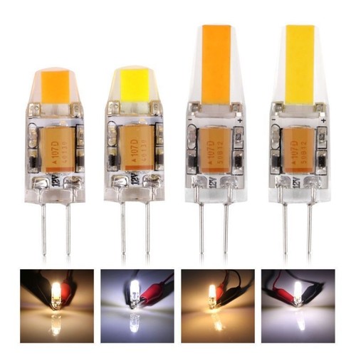 10x led cob bianco - g4, caldo