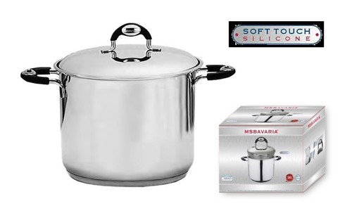 Pentola acciaio con - in,