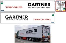 Grafica adesiva "GARTNER"  Lamberet x semirimorchi Herpa 1/87 nuovo logo