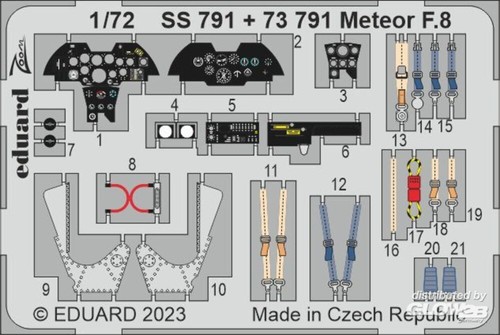Eduard accessories meteor 8 - eduard, accessories: