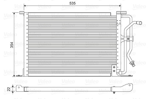 Valeo condensatore impianto - condensatore,
