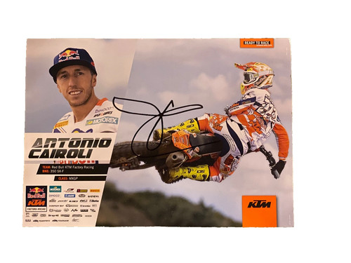 Autograph antonio cairoli - antonio,