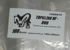 100 BUSTE WR "TOPOLINO NF DVD"