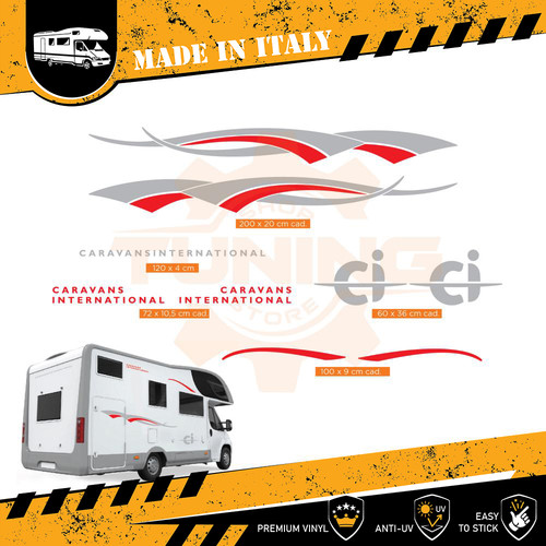 Decalcomania adesivi camper - decalcomania,