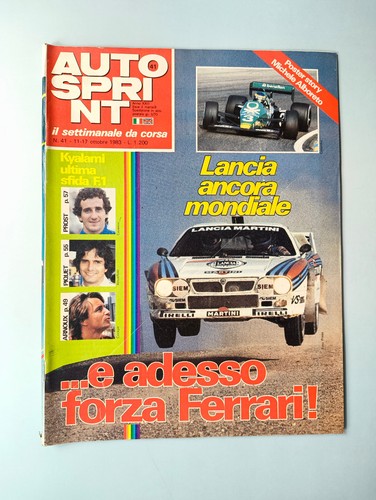 Autosprint 1983 lancia - autosprint, 41-1983