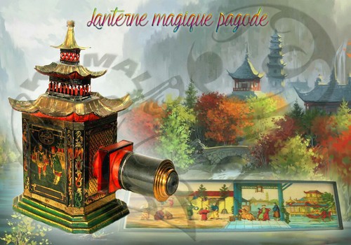 Lanterne magique pagode