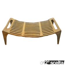 2° SCELTA* 42,5x32,5x12h cm Porta Legna Braciere Ghisa Ruggine camino  e stufa