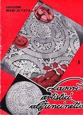 LAVORI ARTISTICI ALL'UNCINETTO ALBUM I MANI DI FATA UNCINETTO LAVORI FEMMINILI