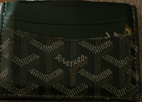 Goyard green geometric logo - goyard,