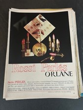 Pubblicità d'epoca stampa pubblicitaria a pagina intera Rossi Perles Orlane