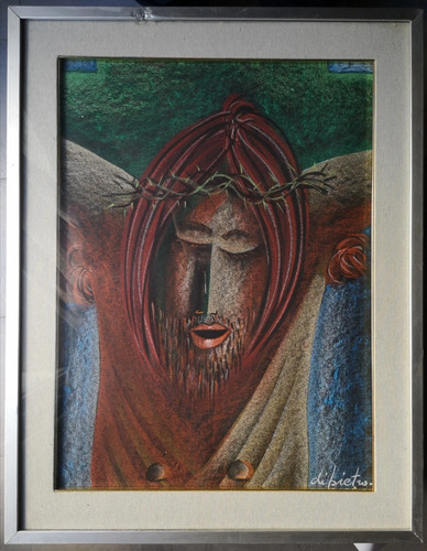 Quadro dipinto religioso - dipinto, gesù